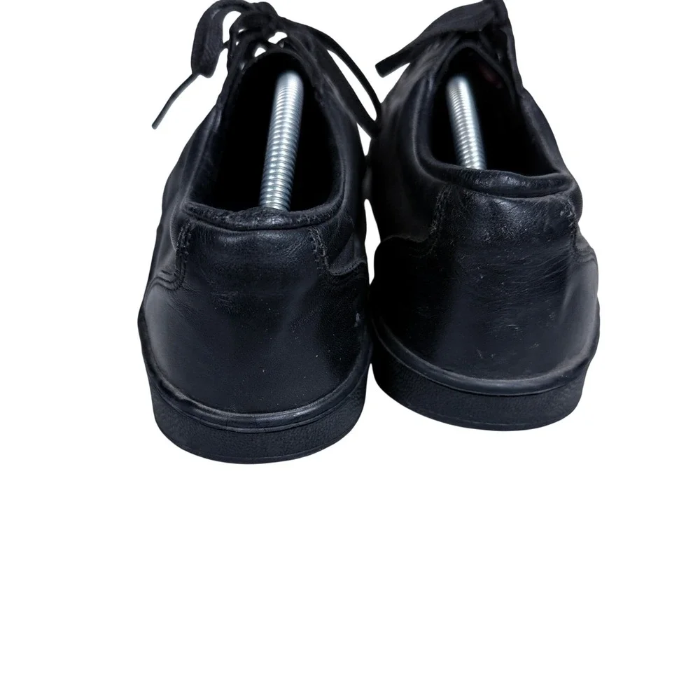 Thorogood Postal Oxford Shoes Mens 10 Black Leather Vibram Sole Made In USA
